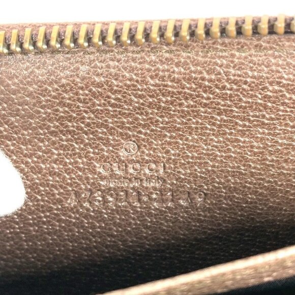 GUCCI 473911 GG Supreme Courier Patch Business Card Case Coin Wallet coin purse - Picture 8 of 9